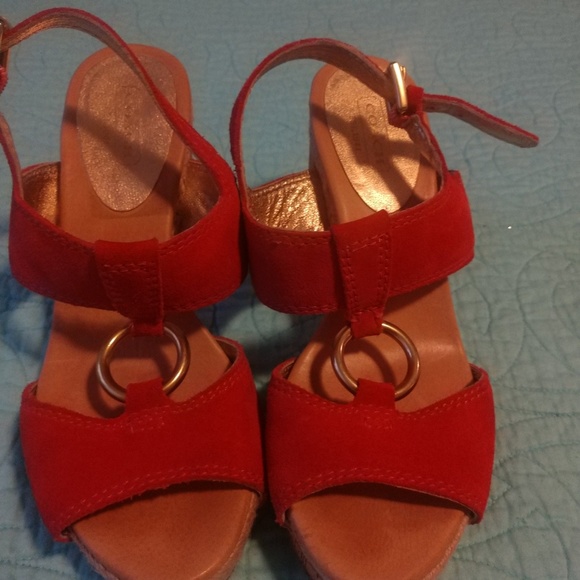 Coach Block Heels Coral Color 5.5 B. main image 3